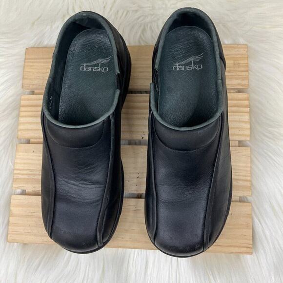 Dansko Bicycle Toe Slip On Clogs Slip Resistant Black Women's Size 40 - US(9.5) - Picture 5 of 8